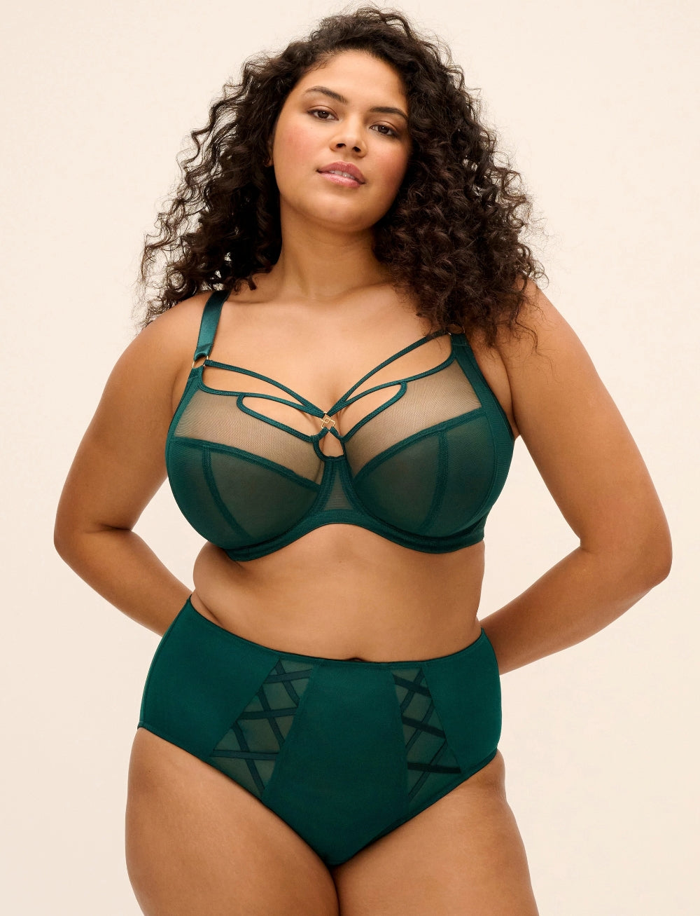 Elomi Sachi Plunge Bra Deep Emerald