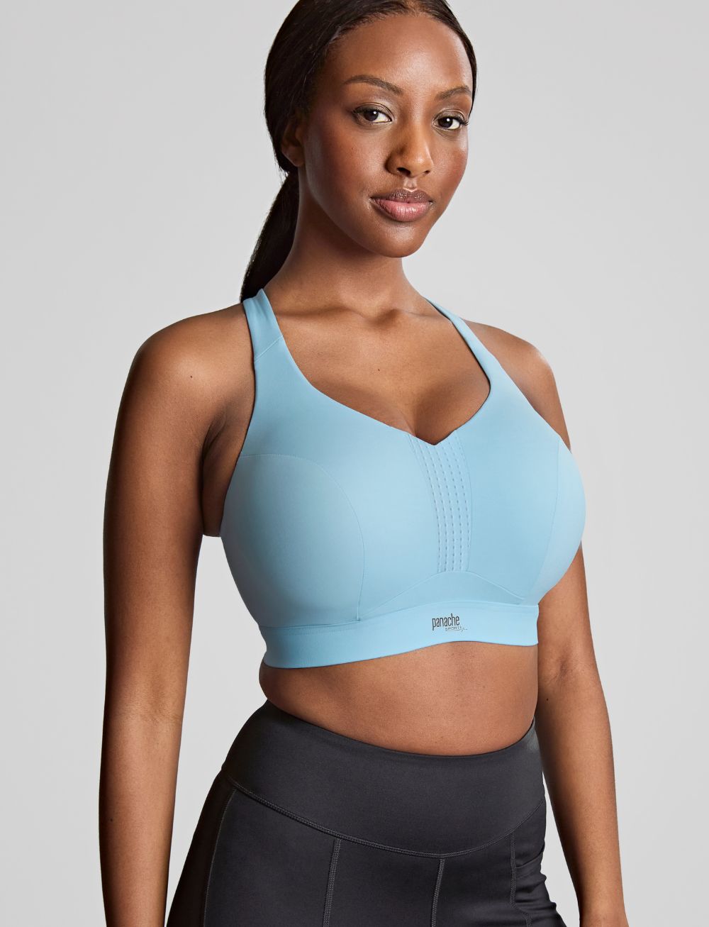Panache Endurance Non Padded Sports Bra Sky Blue