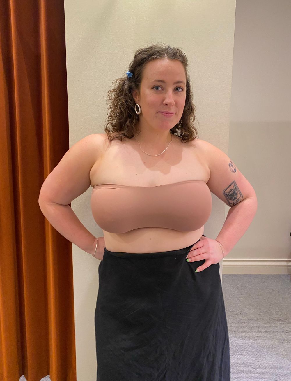 Nala Strapless Underwire Bra Desert Dust