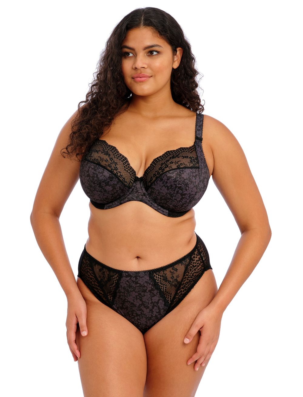 Elomi Lucie UW Stretch Plunge Bra Black