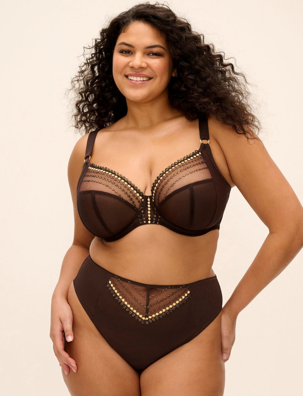 Elomi Matilda UW Plunge Bra Gold Rush