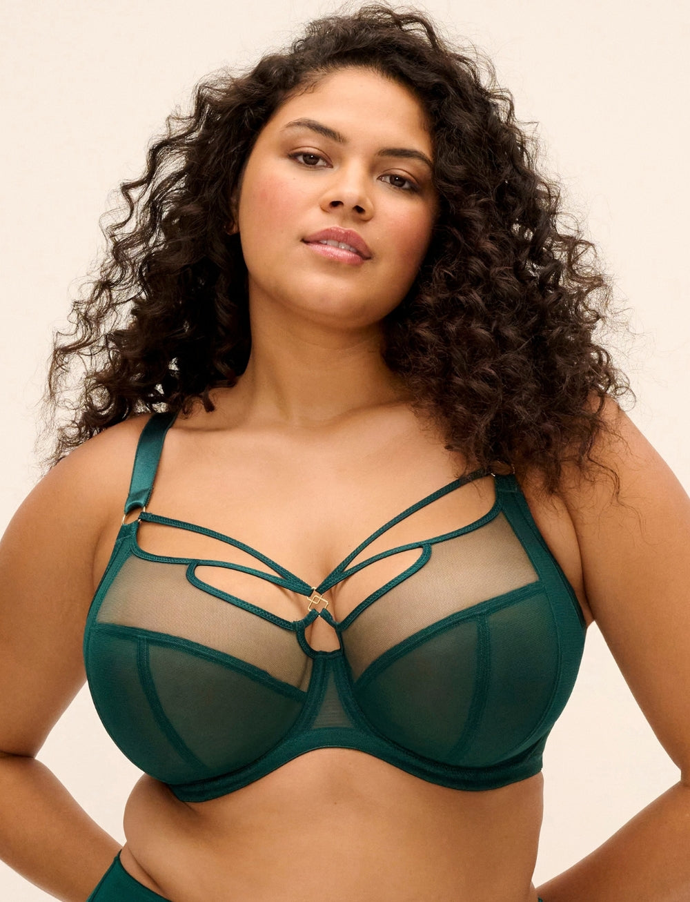 Elomi Sachi Plunge Bra Deep Emerald