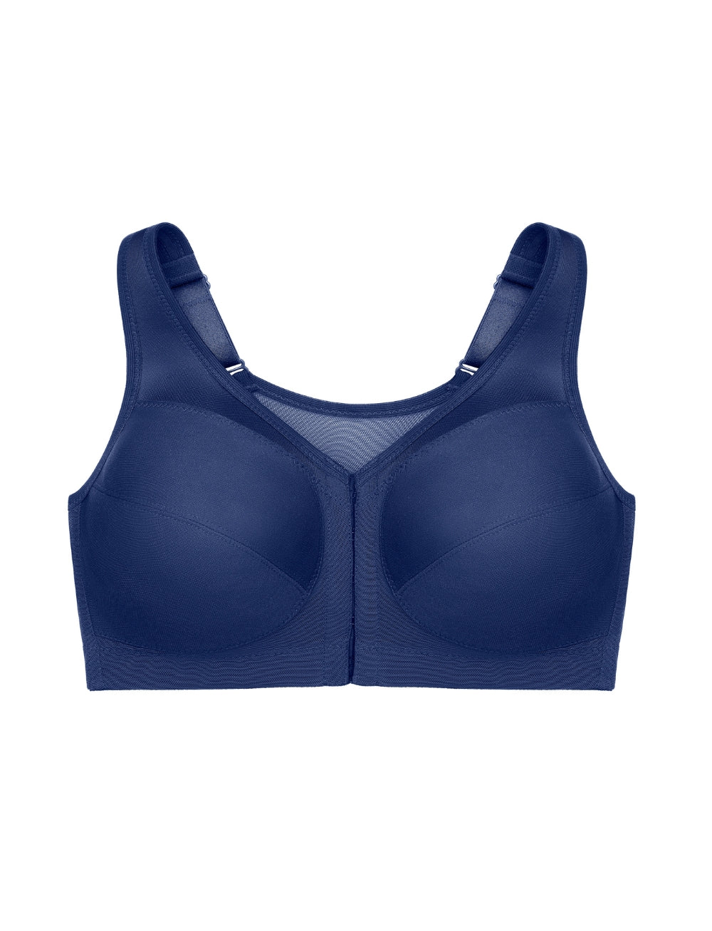 Glamorise MagicLift Front-Closure Posture Back Bra Blue