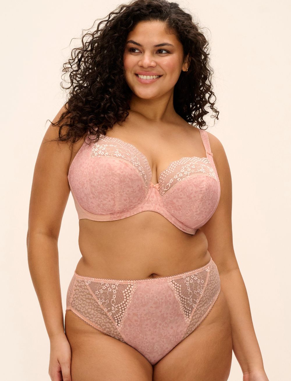Elomi Lucie UW Stretch Plunge Bra Pale Blush