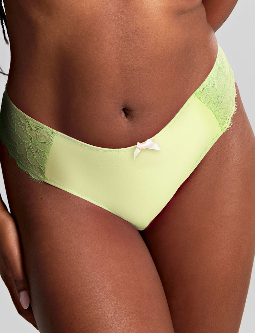 Panache Cherie Brazilian Brief Neon Lime
