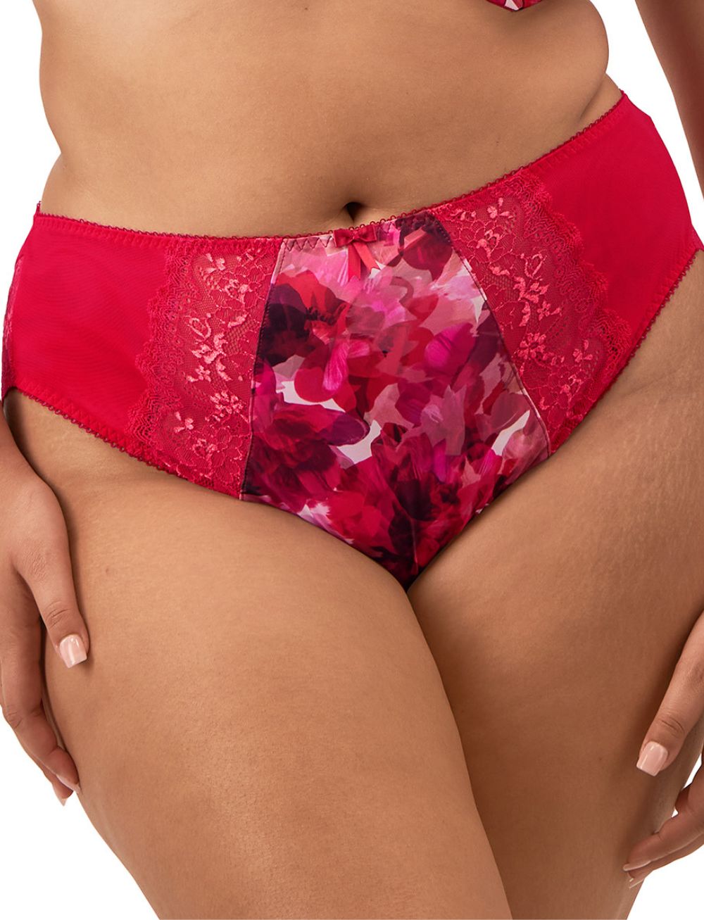 Elomi Morgan High Leg Brief Berry Crush