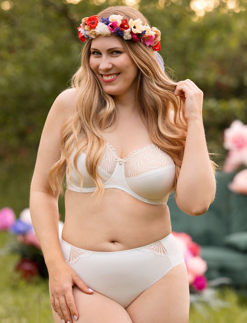 Ulla Emily Underwired Bra Ecru