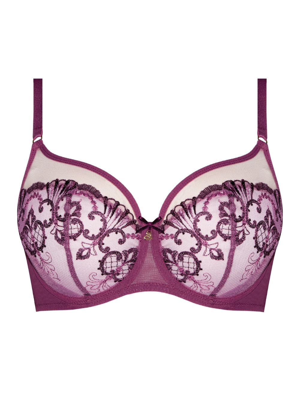 Samanta Perla Soft High Apex Bra Heather