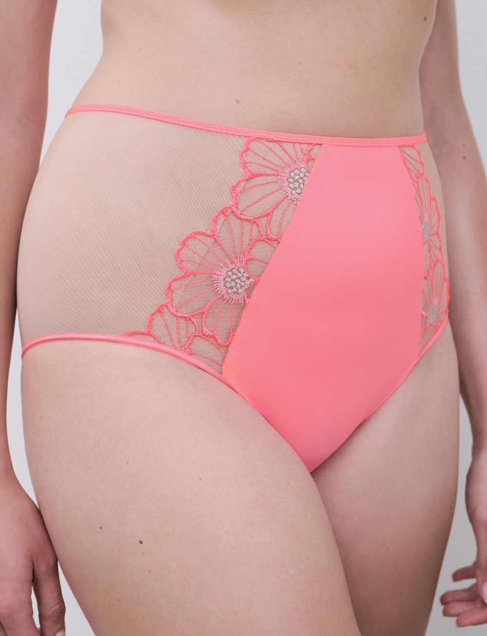 Chantelle Pulp Lush High Waist Full Brief Bubblegum