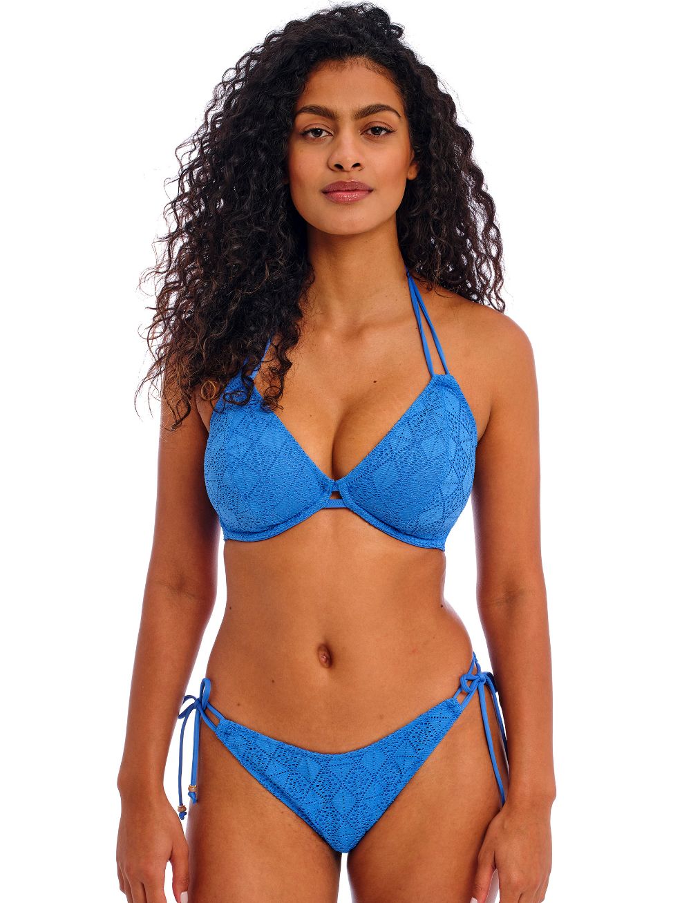 Freya Nomad Nights UW Halter Bikini Top Atlantic