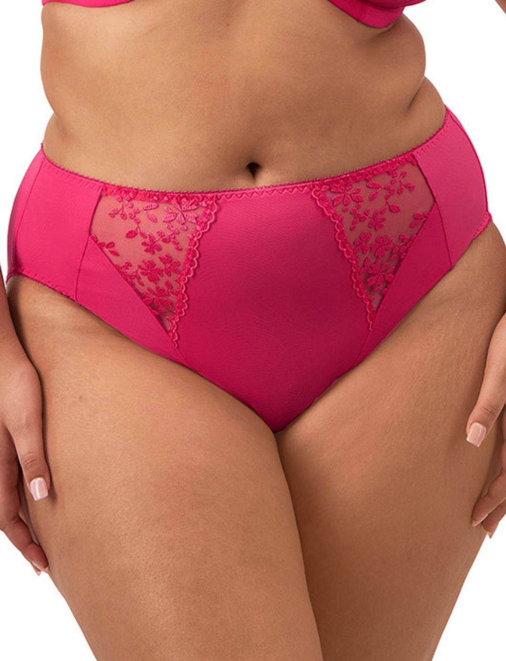 Elomi Zarla High Leg Brief Love Potion