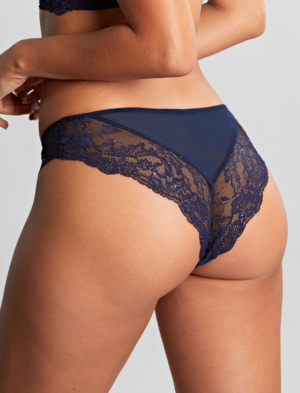 Panache Ana Brazilian Brief Midnight Sequin