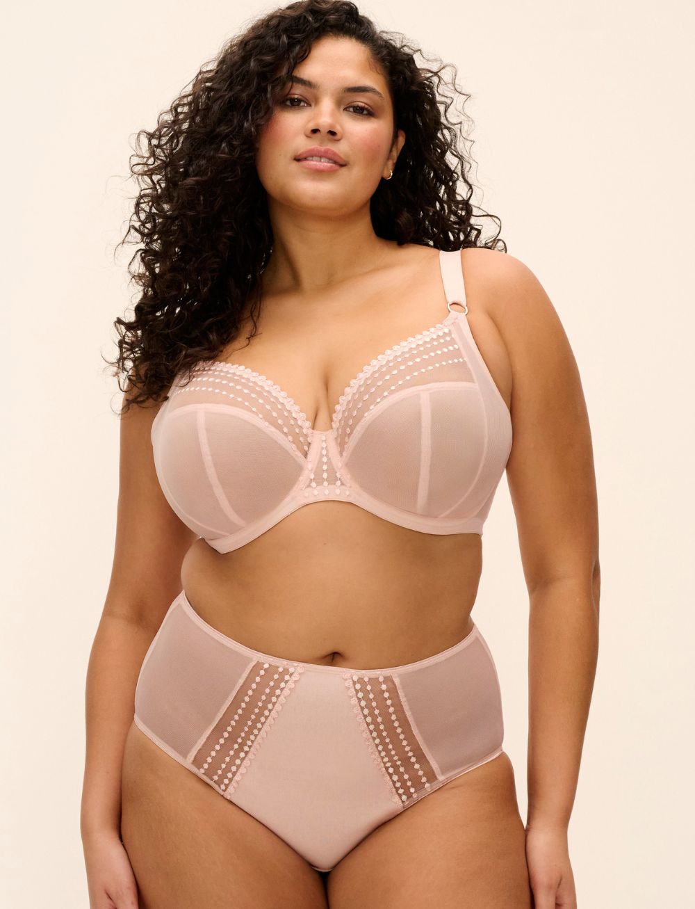 Elomi Matilda UW Plunge Bra Pearl Blush