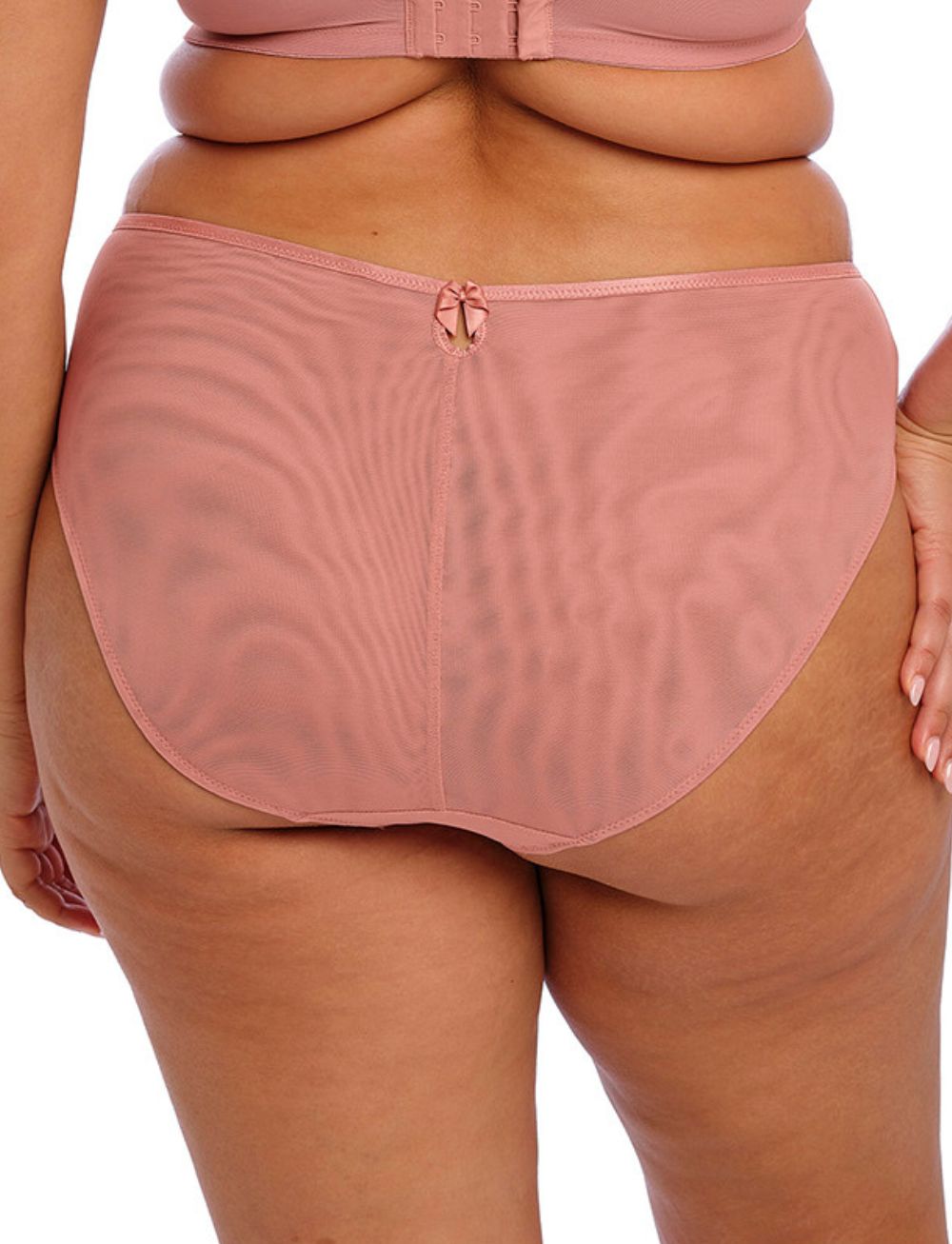 Elomi Teagan High Leg Brief Ash Rose