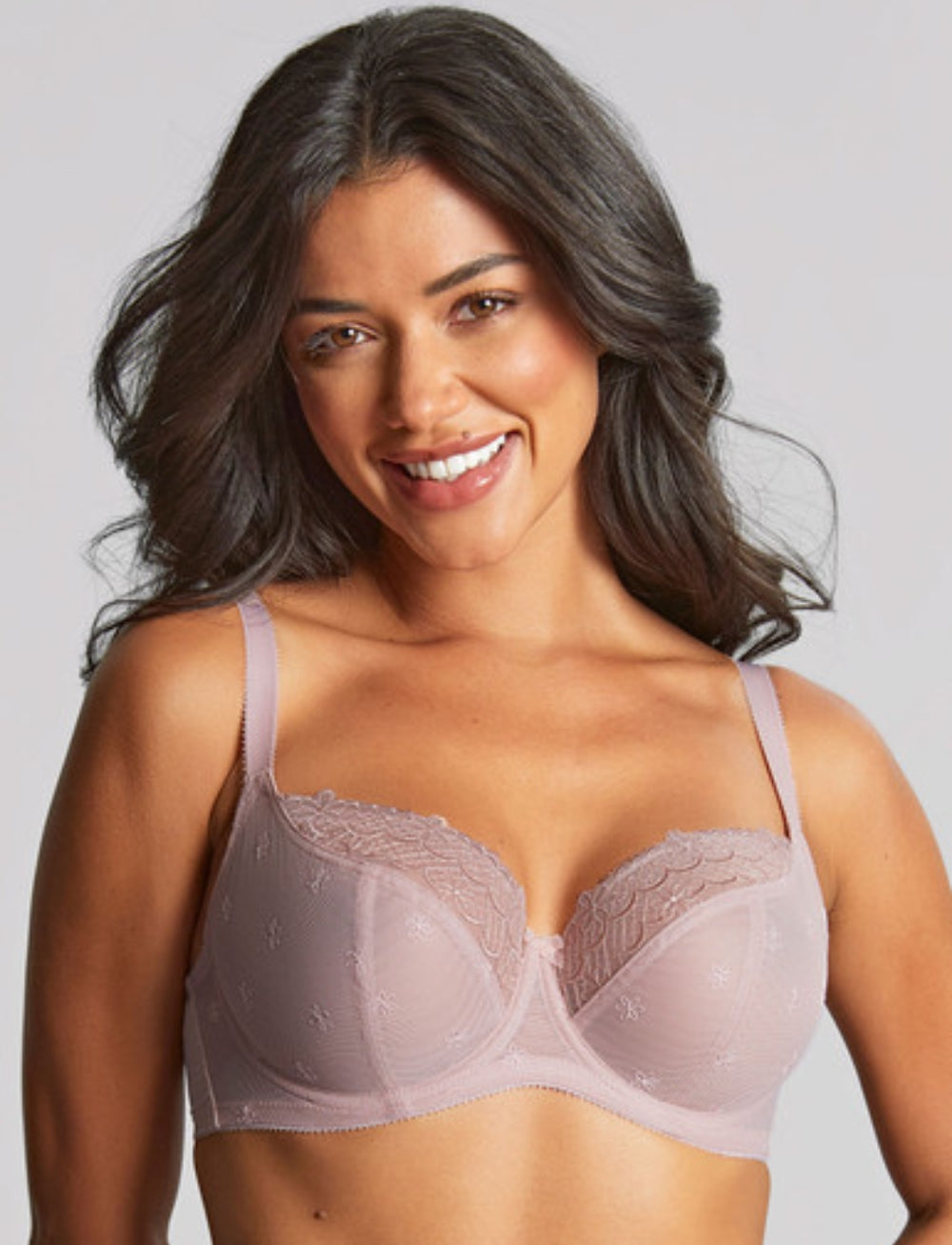 Panache Blossom Balcony Bra Taupe