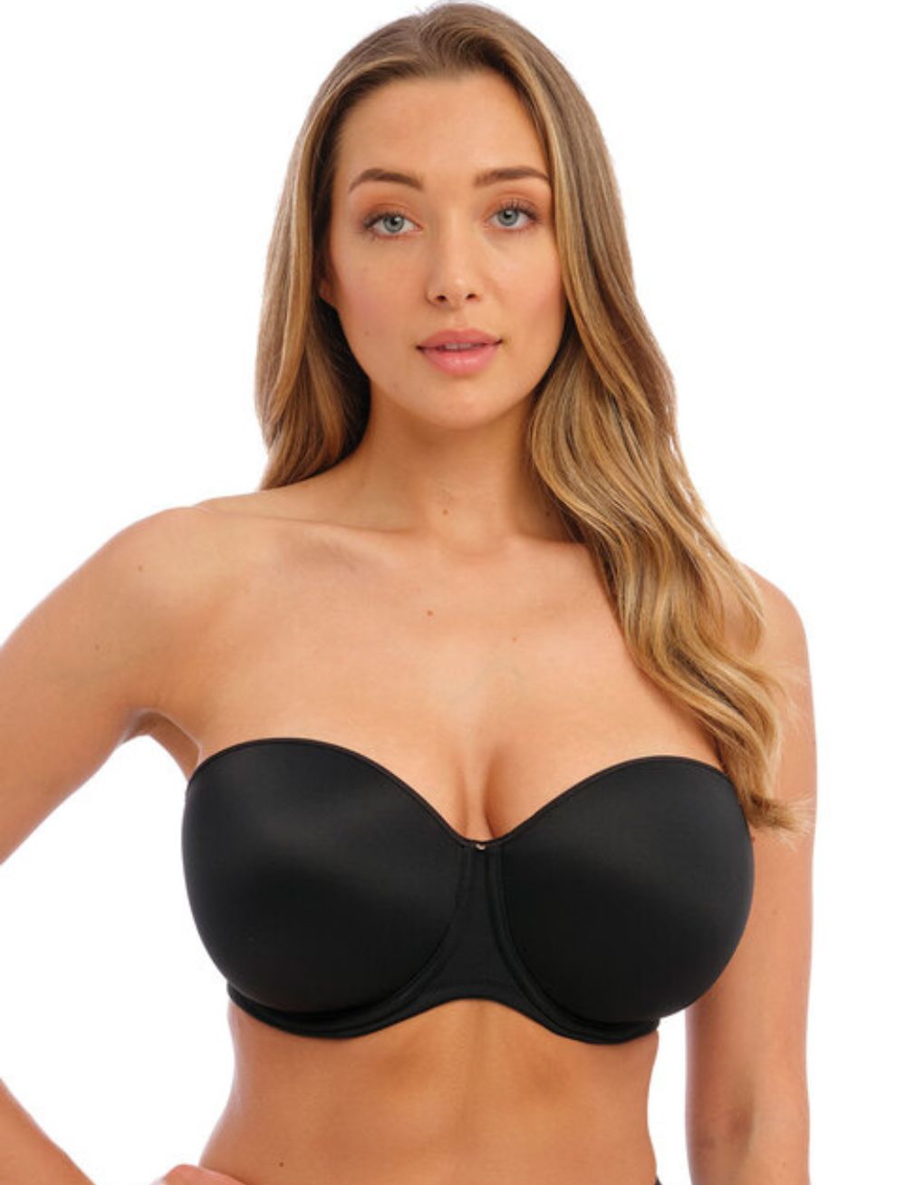 Fantasie Aura Moulded Strapless Bra Black
