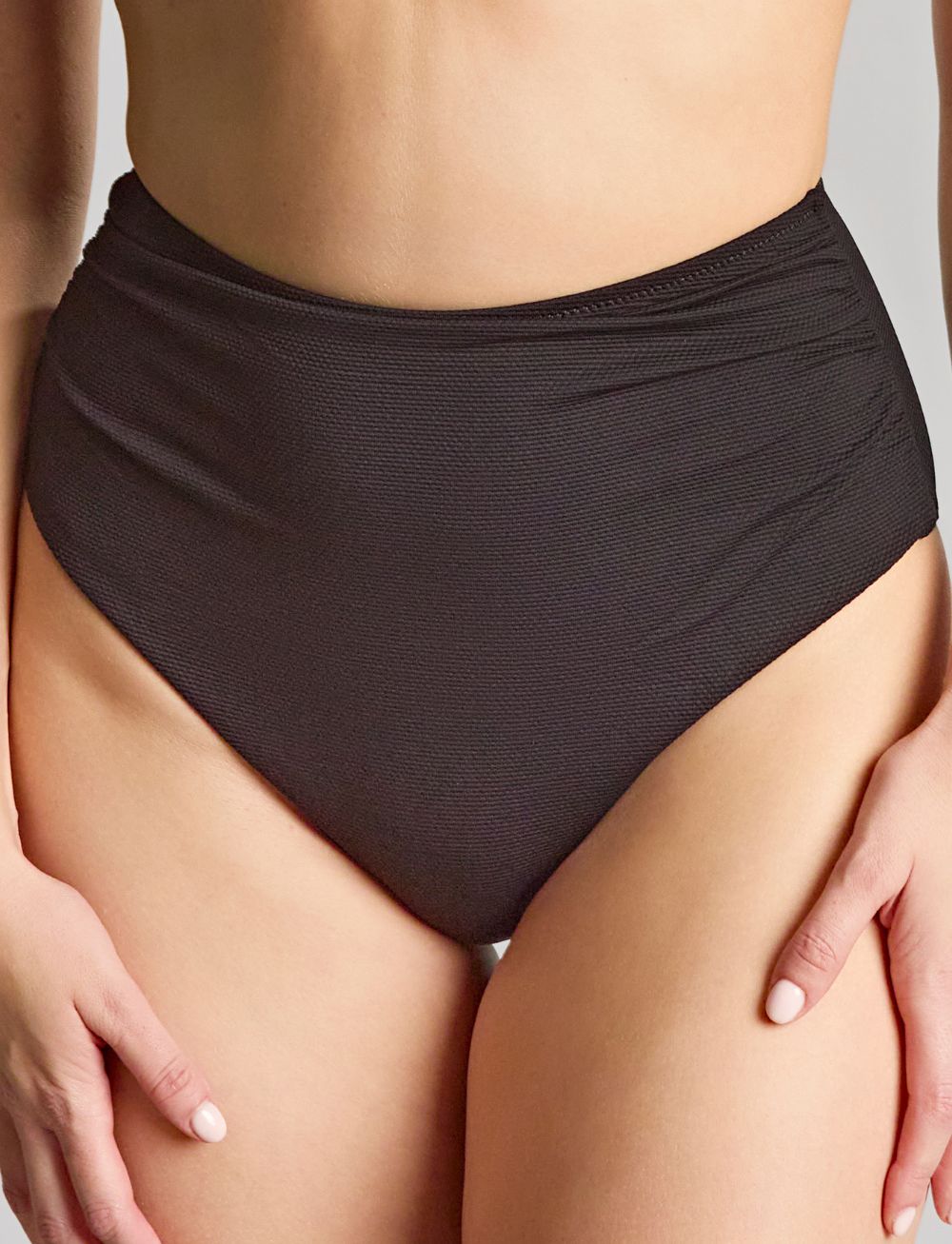 Panache Spirit High Waist Brazilian Bikini Brief Black