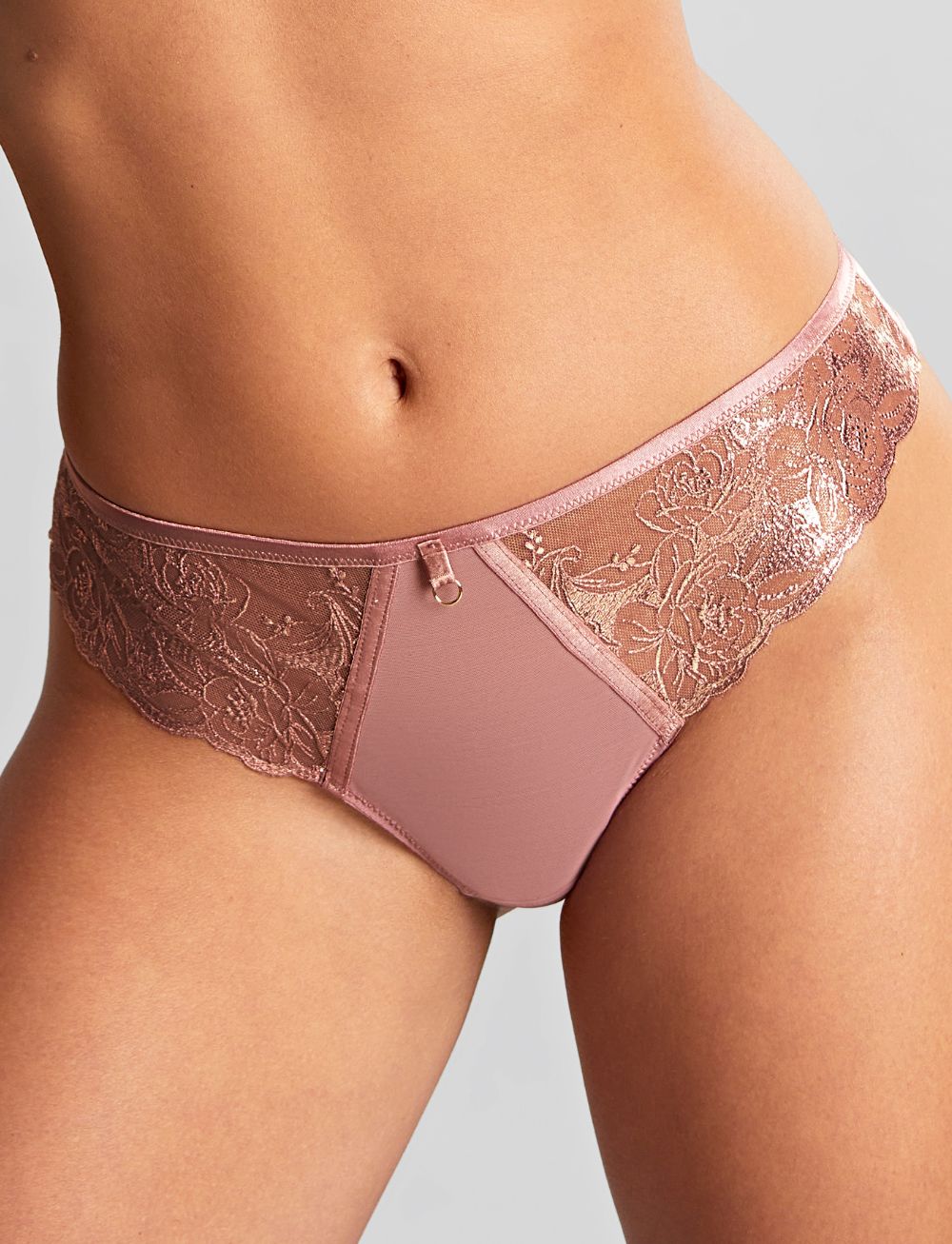 Panache Rosa Thong Rose Gold