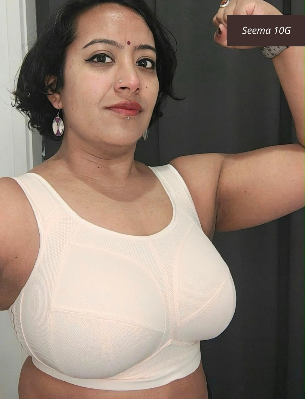 sg-10-12 Anita Extreme Control Plus Sports Bra Smart Rose Seema