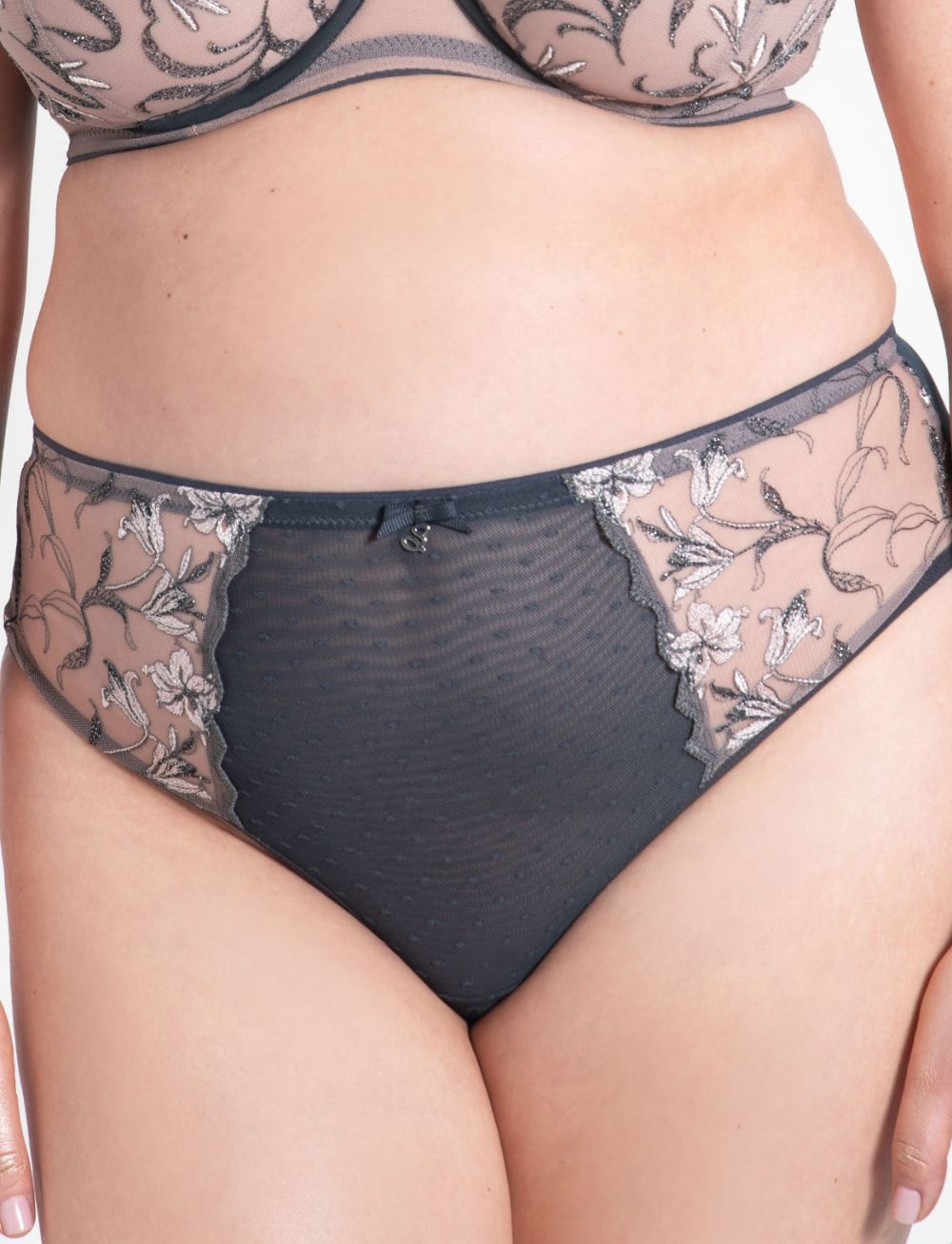 Samanta Eliza Midi Brief Graphite