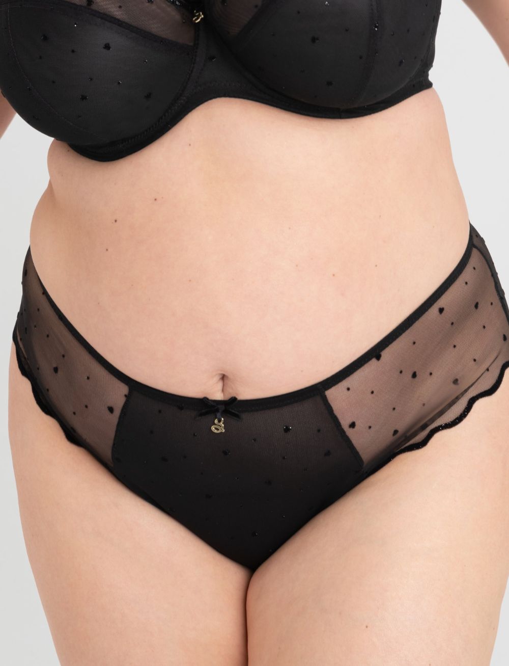 Samanta Melania Midi Brief Black