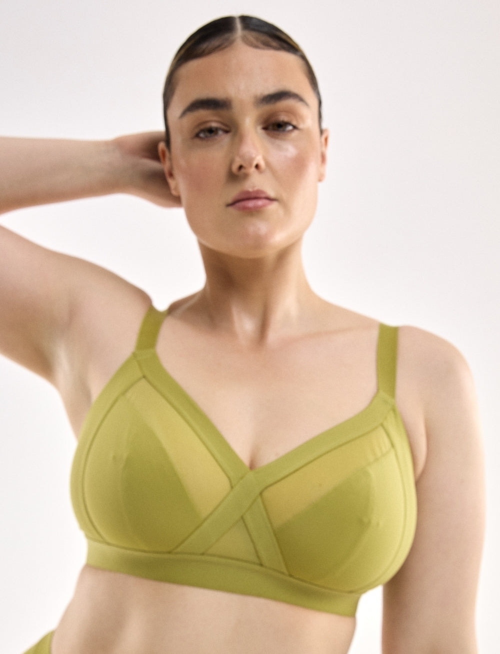 Nala Support Wirefree Bralette Kiwi