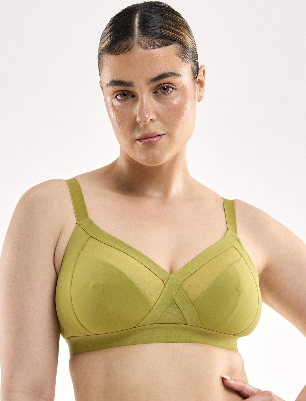 Nala Support Wirefree Bralette Kiwi