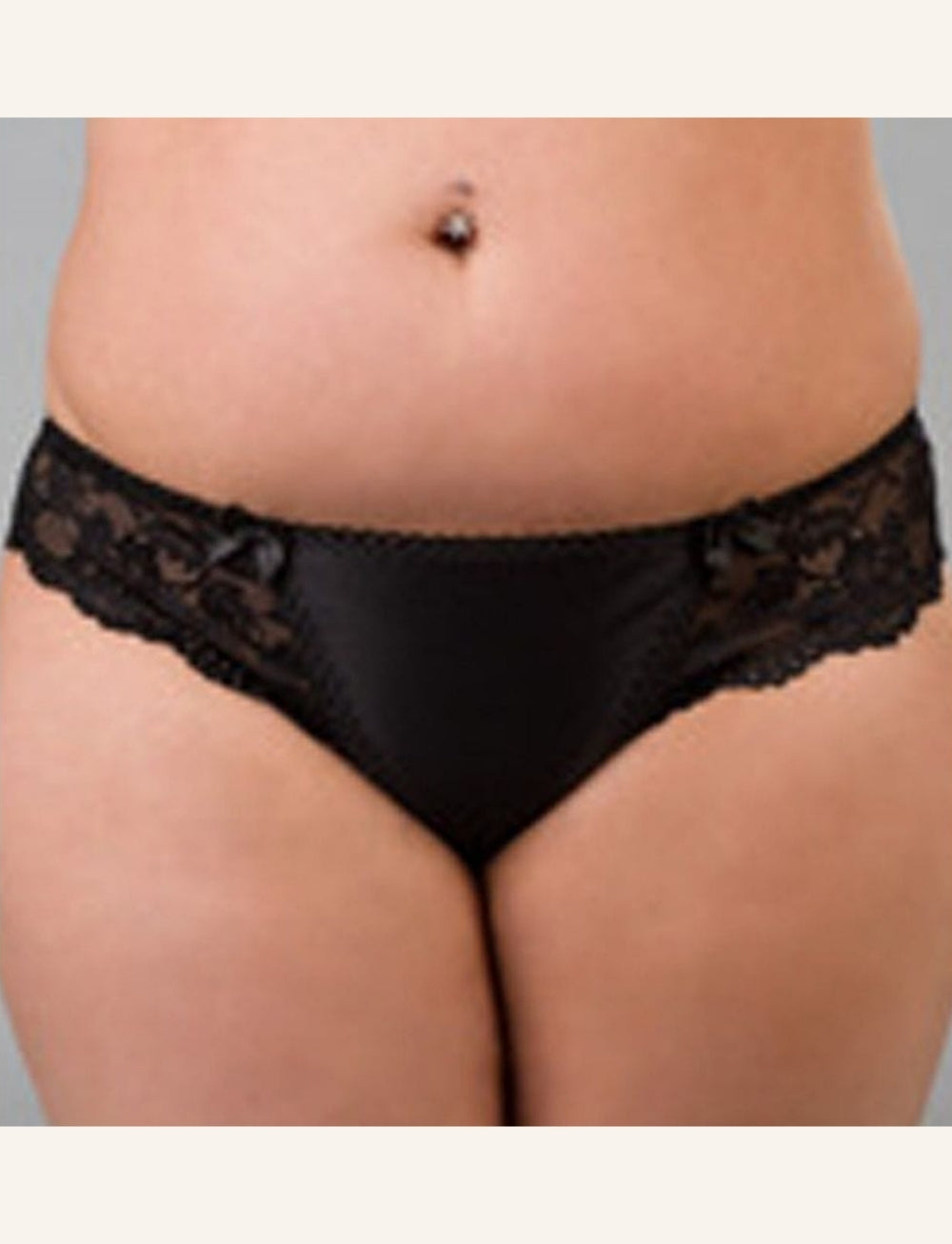 Ewa Michalak Bibi Tulipan Thong Black