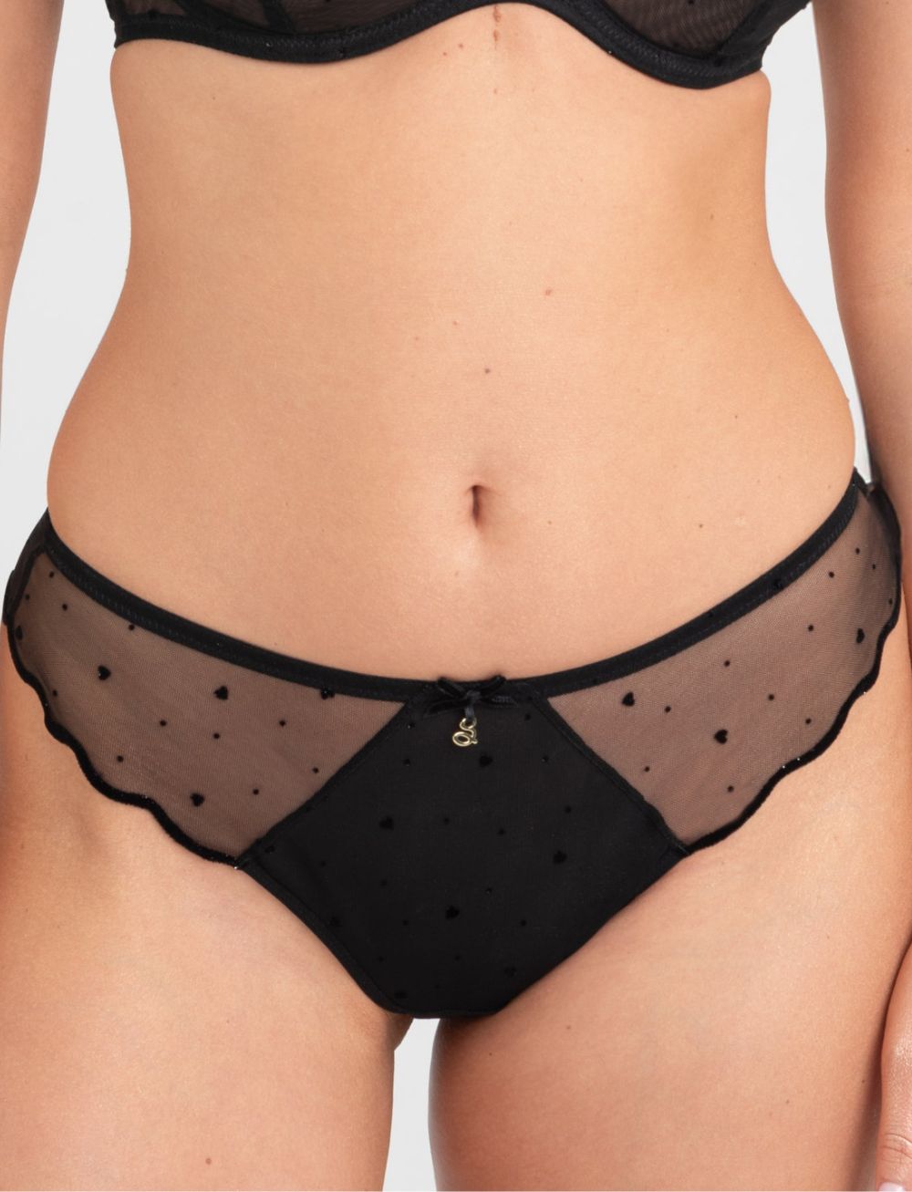 Samanta Melania Thong Black