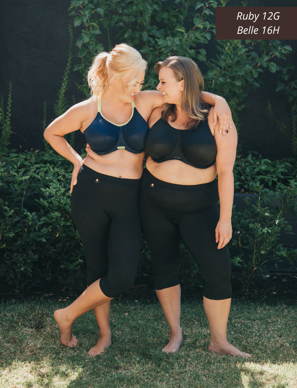 sg16-18 Elomi Energise Sports Bra Black