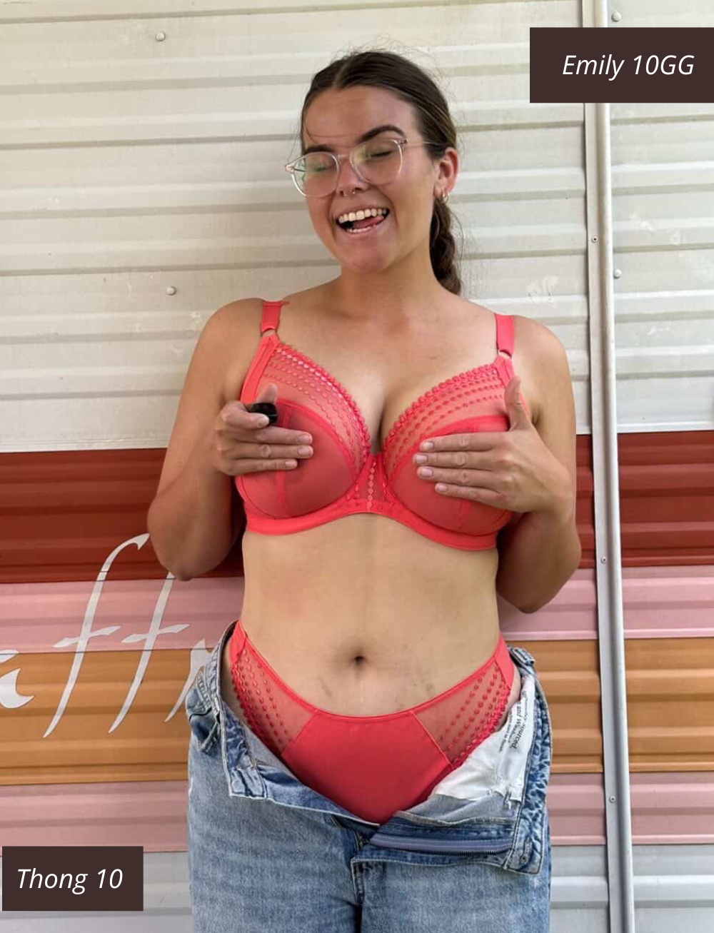 sg-10-12 Elomi Matilda Plunge Bra Sunset