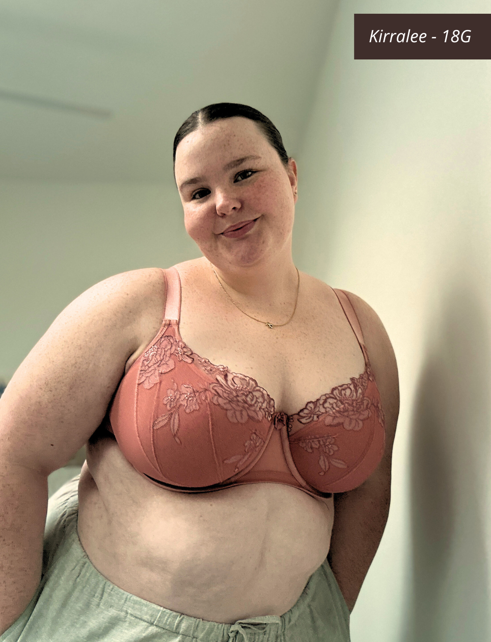 sg-18-20 Elomi Teagan UW Padded Half Cup Bra Ash Rose
