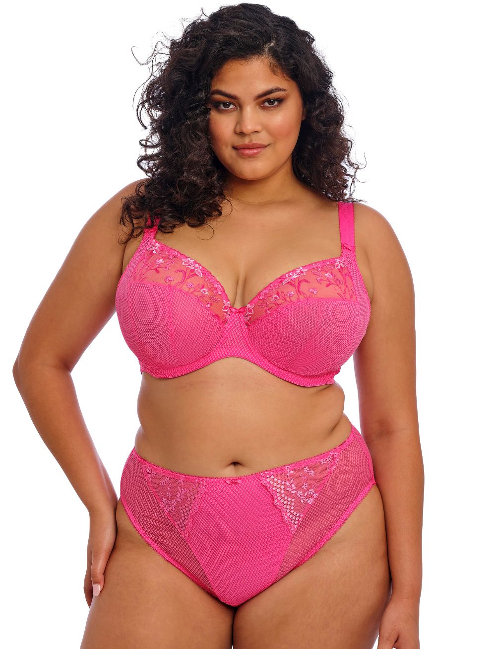 Elomi Charley UW Plunge Bra Pink