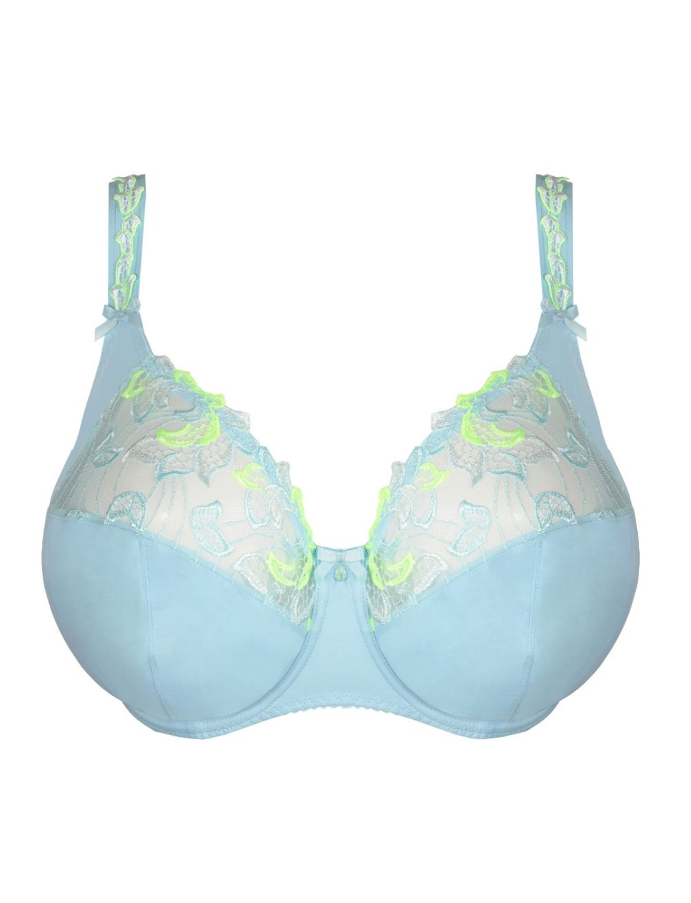 Primadonna Deauville Full Cup Plain Bra Milky Blue
