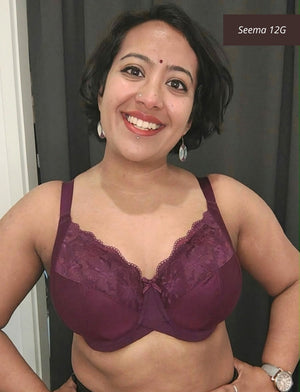 sg-10-12 Sculptresse Amara Full Cup Bra Plum Seema
