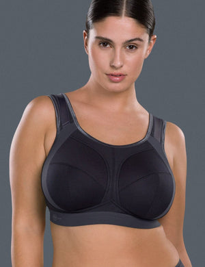 Anita Sport - Bra - Wirefree Anita Extreme Control Plus Bra Black/Anthracite