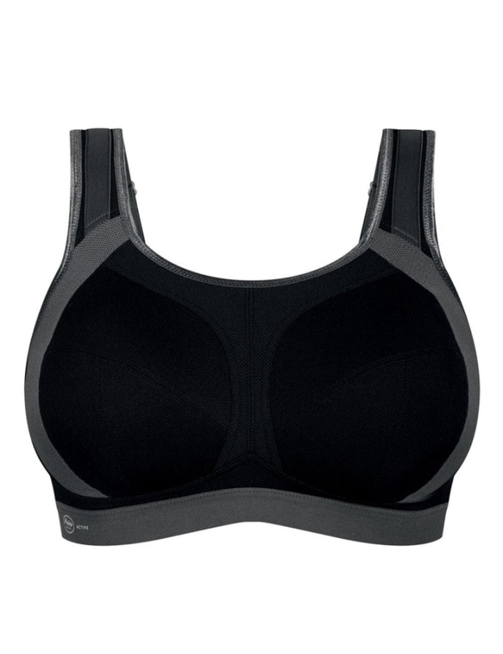 Anita Sport - Bra - Wirefree Anita Extreme Control Plus Bra Black/Anthracite