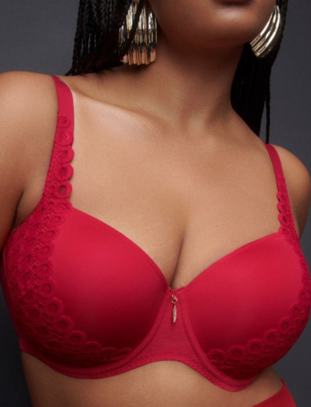 Primadonna Twist Los Ayala Padded Balcony Bra Sangria