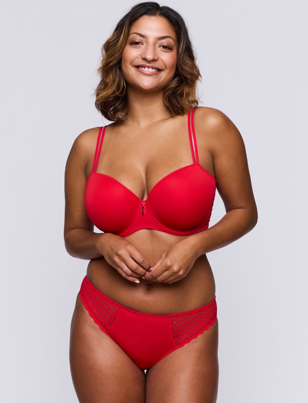 Primadonna Twist East End Padded Balcony Bra True Red