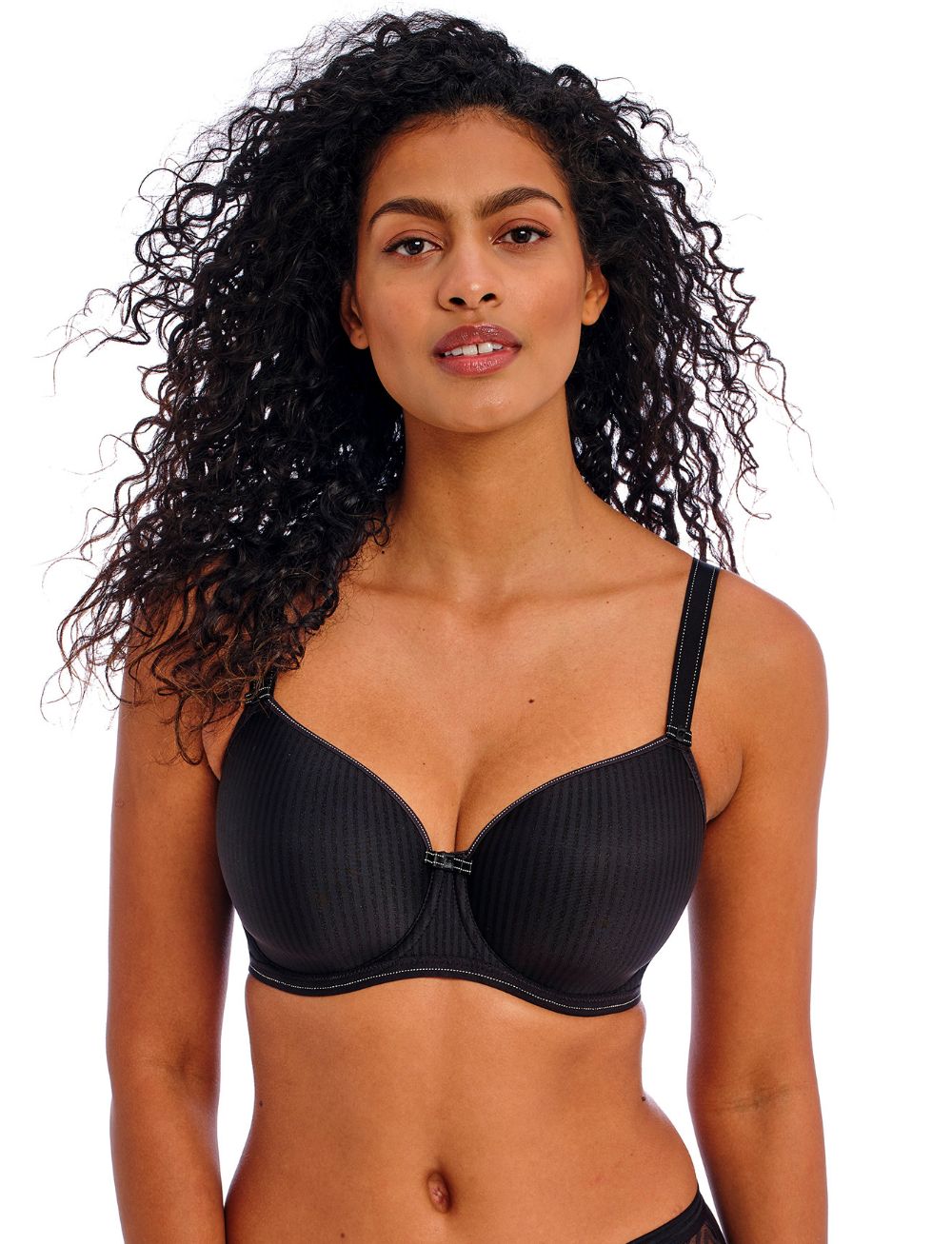Freya Idol Moulded Balcony T-Shirt Bra Black