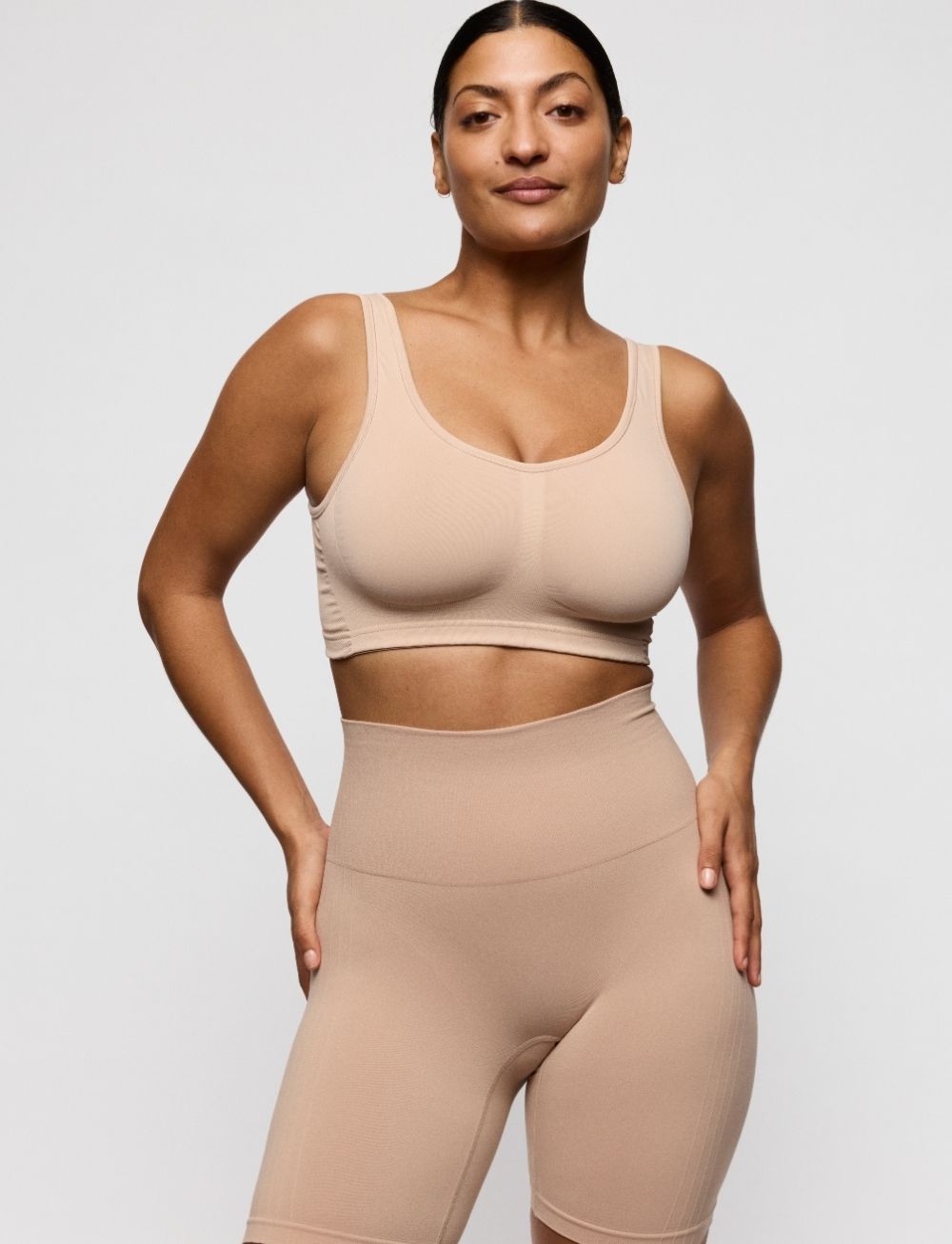 Primadonna Nudda Minimiser Bralette Café Latte