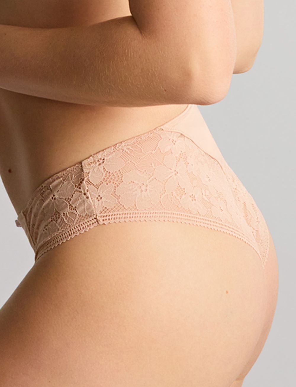 Panache Celeste Brazilian Brief Cameo Rose