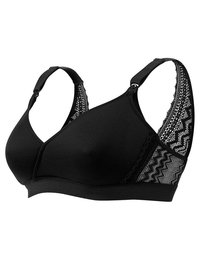 Cache Coeur Maternity - Wirefree Cache Coeur Serena Nursing Bra Black