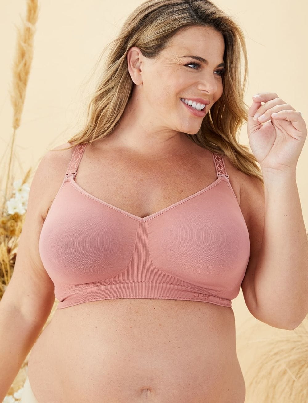 Cake Lingerie Maternity - Bra - Wirefree Cake Maternity Popping Candy Nursing Bralette Rosewood