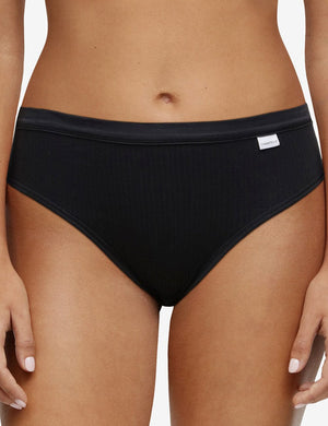 Chantelle Basics - Brief Chantelle Cotton Comfort Hi Cut Brief Black