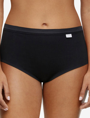 Chantelle Basics - Brief Chantelle Cotton Comfort High Waist Brief Black