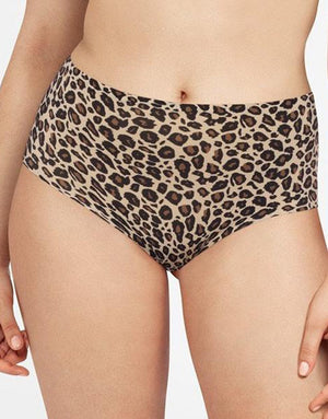 Chantelle Basics - Brief Chantelle Soft Stretch One Size High Waist Brief Animal Print