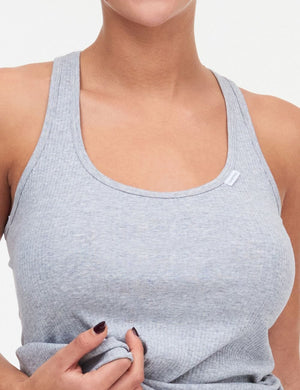 Chantelle Basics - Clothing Chantelle Cotton Comfort Singlet Top Mixed Grey