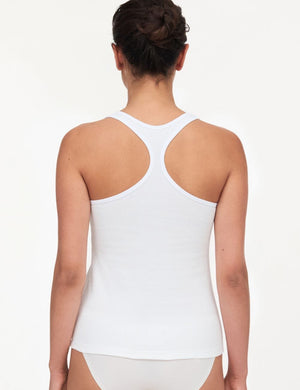 Chantelle Basics - Clothing Chantelle Cotton Comfort Singlet Top White