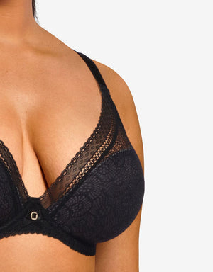 Chantelle Bra - Basics Chantelle Festivite Plunging T-Shirt Bra Black